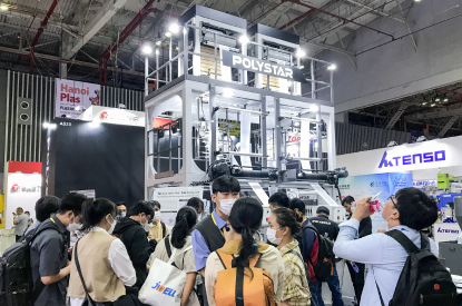Mono layer blown film machine in VietnamPlas 2022